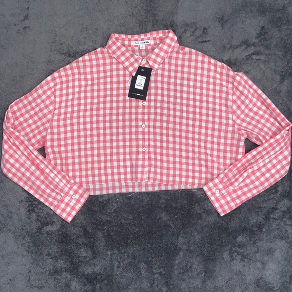 Baby Girl Plaid Crop Top Fashion Nova